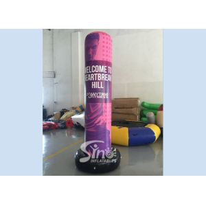 3 Mts High Custom Design Airtight Advertising Inflatable Column Completely