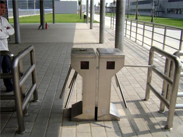 Waist Height Full Automatic Turnstile Gate Barrier For Access Control System
