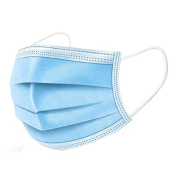 Hospital Disposable Medical PPE 17 X 9 Cm Size Disposable Earloop Face Mask