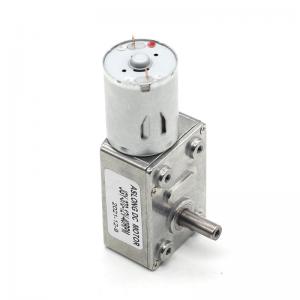 Quality ASLONG JGY-370 37mm 6/12/24V Miniature DC Worm Gear Reducer Motor With Self-Locking Low-Speed Motor for sale