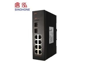 Managed PTN Ring Fiber Optic Network Switch Install With Guide Rail