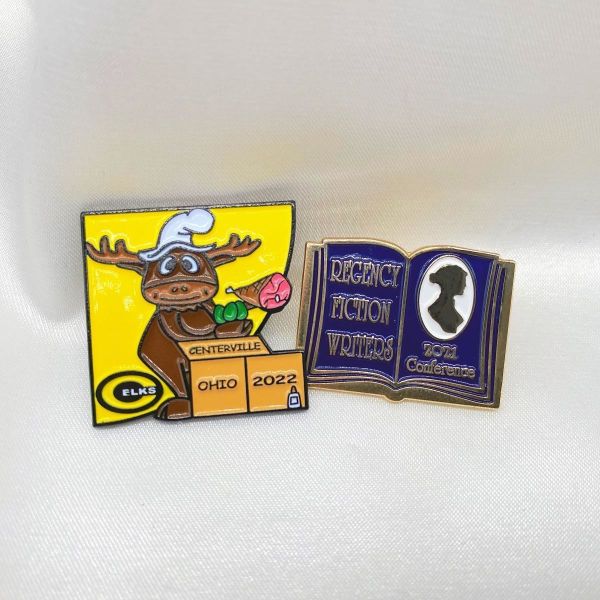 Custom Logo Enamel Pins Soft meta Badge Company Label Pin high quality Soft Enamel Pin