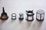 Inline Molded Plastic Filters Injected With Synthetic / Metallic Filter Mesh