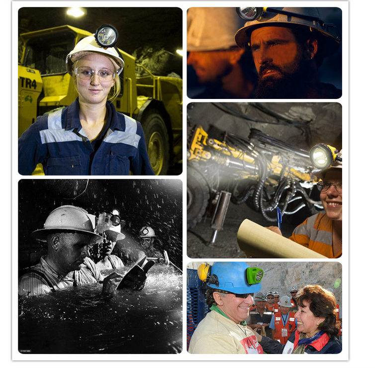 10000 Lux cree led explosion proof cable cord carbide lamp rechargeable IP68 water proof