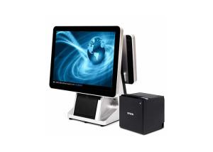Quality Intel Touch Screen Till , POS All In One Touchscreen Computer RJ-45 Internet Interface for sale