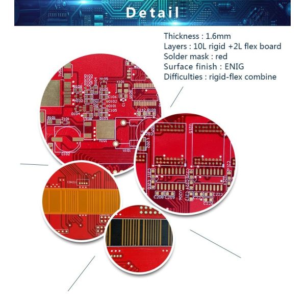 Electroplated Gold 2oz PCBA SMT FR4 Potentiometer Circuit Board