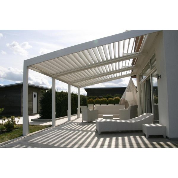 Pool Aluminum Retractable Outdoor Roof , Retractable Roof Shade PVDF Coating