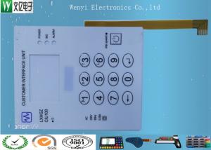Quality Rigid FPC Circuit Pcb Membrane Keyboard With V150 Fine Texture Overlay for sale