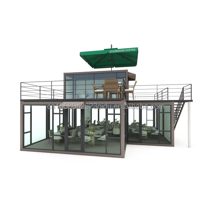 Galvanized Steel Square Tubes Main Structure Prefabricated Villa House Modern Modular Container Luxury Three Bedroom