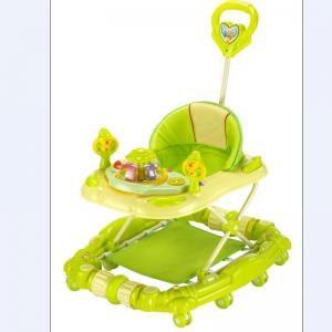 Quality Adjust Modern Baby Girl Walker 6 Wheel Plastic Baby Walker with Handle for sale