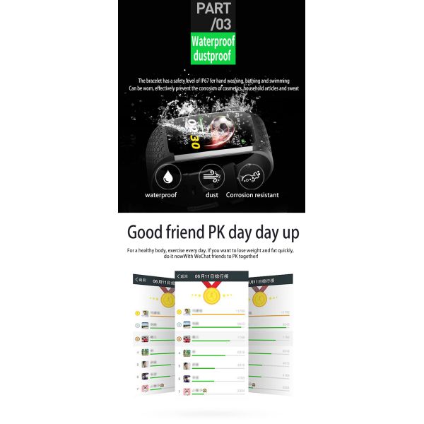 H22 Smartwatch 100mAh Bluetooth Calling Health Monitoring Build In Flash Waterproof Band