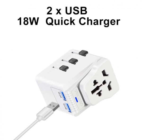 Universal USB Travel Adapter Phone Accessories Mobile