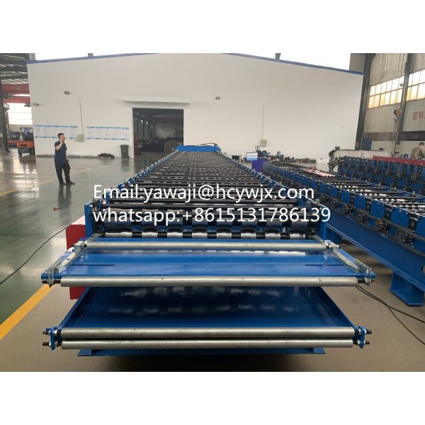 High Quality Double Layer Forming Machine Trapezoidal Glazed Metal Sheet Roof Making