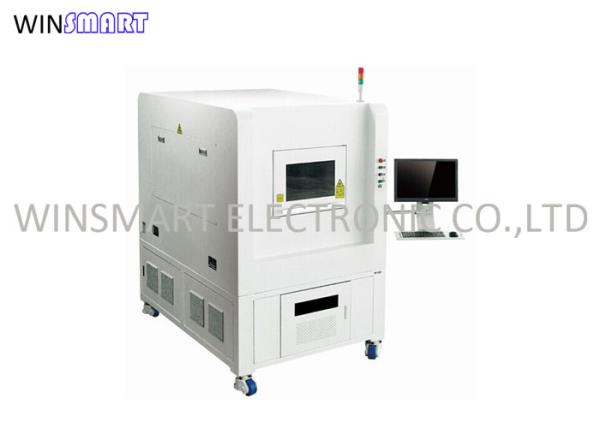 Buy CCD Camera PCB Depanelization Machine , Microvia Drilling PCB Laser Depanelizer at wholesale prices