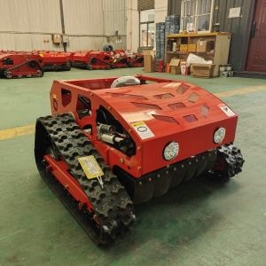China Gasoline Engine Lawn Mower / Petrol Remote Control Robotic Lawnmower on sale