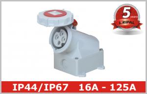 Quality 16A 32A 63A 125 Amp Wall mounted Industrial Socket Outlets Appliance Inlet for sale