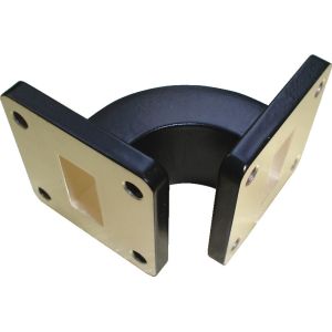 WR10 thru WR430 Waveguide ARC E-bends and H-bends