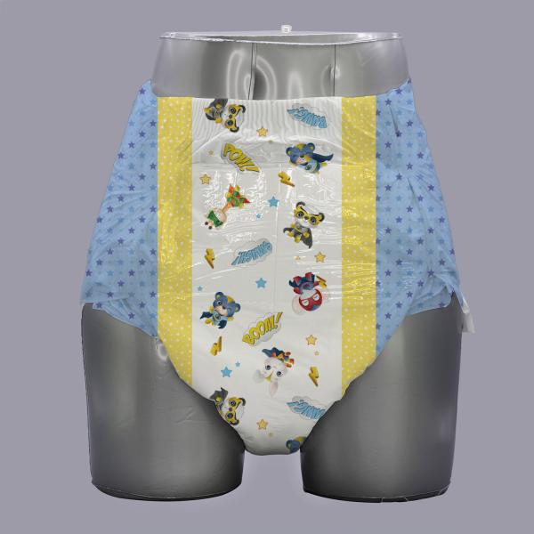 Buy First Class SAP ABDL Diaper Ultra Thick Super Absorption and Customized Cute Printing at wholesale prices