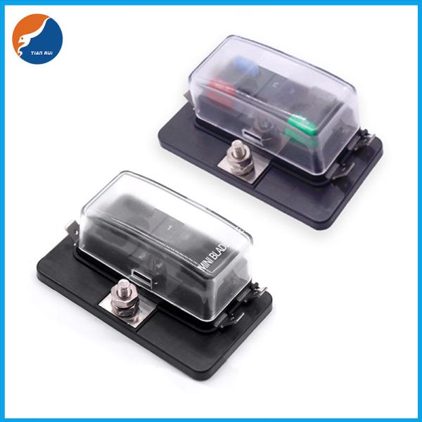 Buy 4 Pole Regular Standard Auto Automotive Car Blade Fuse Block With Quick Connect Terminals at wholesale prices