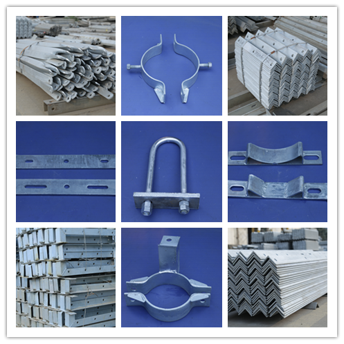 Transmission Electric Power Angle Steel Tower