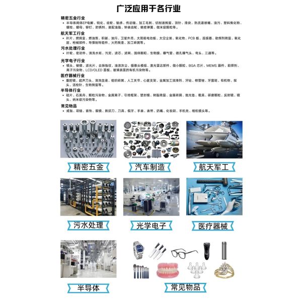 High Efficiency Semiconductor Cleaning Machine 250KW Customized Ultrasonic Cleaner