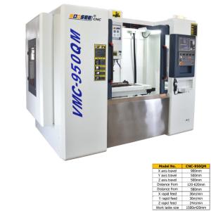 Quality BT40 Spindle Precision CNC Machining Center Vertical Milling 1500x420mm Work Table for sale