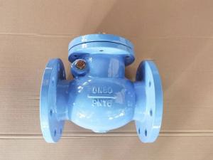 China DN300 Cast Steel Check Valve With Counterweight 2''-12'' BS4504/ANSI B16.5/ JIS B2212 on sale