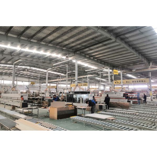 Melamine Abs Panel Furniture Production line U Type Layout 300mm