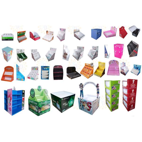 Offset Print PDQ Display Boxes For Supermarket Cardboard CCNB Material