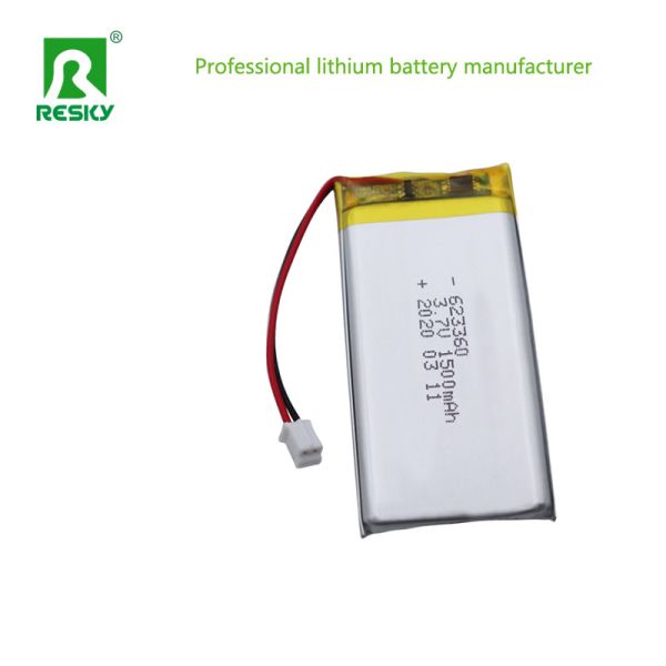 Flat Rechargeable Lithium Polymer Battery Cell 1500mAh 603060 3.7v For Bluetooth Speaker
