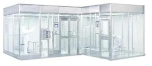 Modular Clean Room With Ceiling Ffu Air Condition Filtration System For Unidirectional Airflow System Dust Free Working