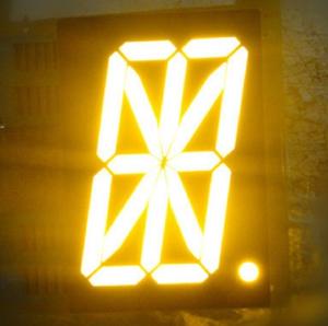 1 Single Digit 16 Segment Alphanumeric Numeric LED Display Low Current Operation