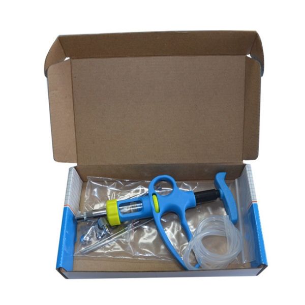 Animals Husbandry 5cc Automatic Syringe For Cattle Injection Needles 5cc