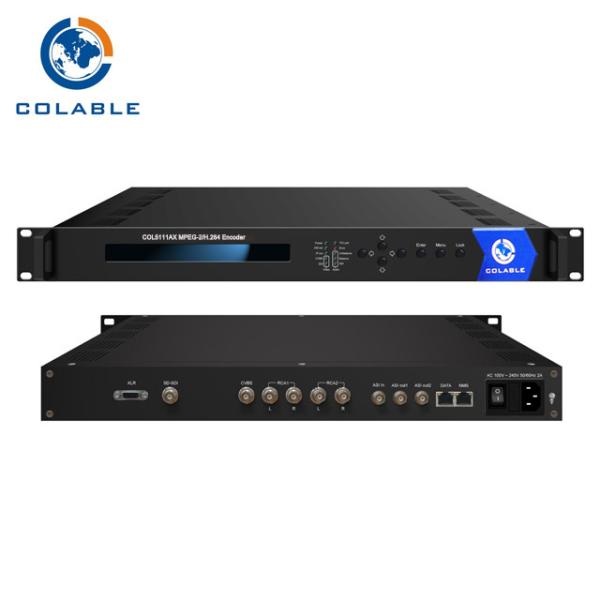 Buy ISDB T MPEG 2 H 264 Video Encoder With Single CVBS ASI Input COL5111AX at wholesale prices