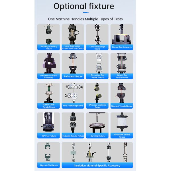 Fully automatic computer-controlled tensile testing machine: Special equipment for testing the tensile strength of metal materials