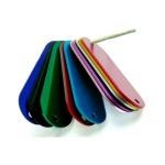 Colored Anodized Custom Engraved Dog Tags Runway Shape With Two Holes