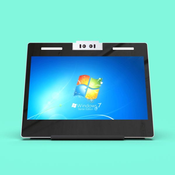 JP1802 Dual-Screen Visitor Registration All-in-One Machine 18.5+15.6 Inch Supports Wi-Fi and wired network connections