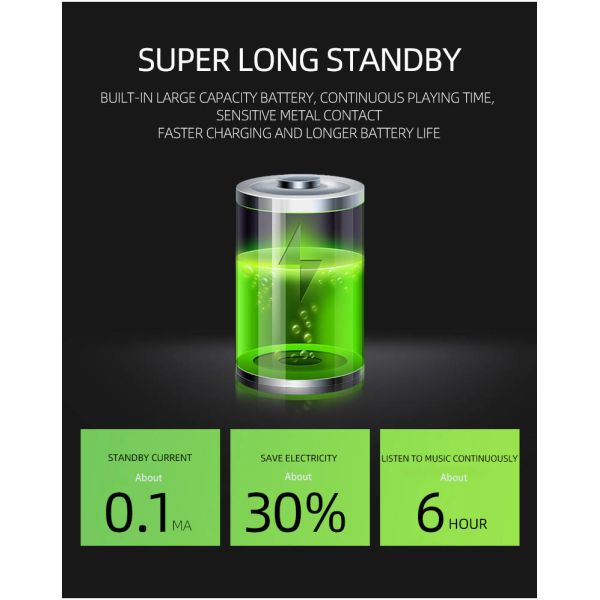 HSP HFP Bluetooth Earphone Sunglasses Noise Reduction With Microphone