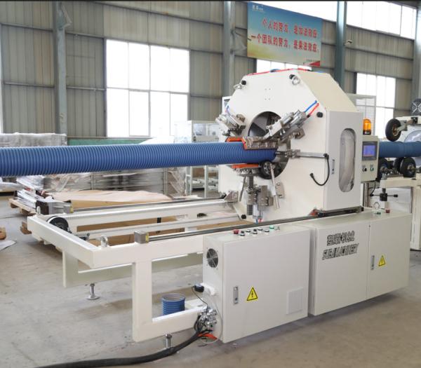 Buy Precision Corrugated Pipe Cutting Machine Automatic Manual Operation Modes at wholesale prices