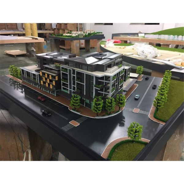 External Abs Residential Building 3D Model Renderings Color Travel Case Packing