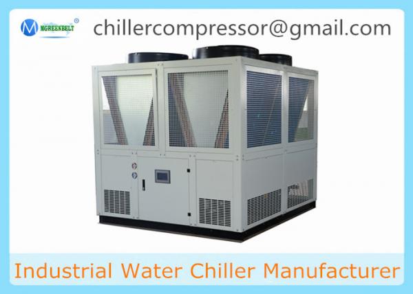 Buy 20 tons-130 tons Semi-hermetic Screw Compressor Air Cooled Water Chiller for Plastic and Rubber Industry at wholesale prices