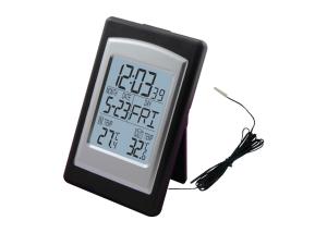 Quality New LCD Digital Indoor Outdoor Thermometer Tester Alarm Clock Function Calendar with temp sensor MS0100 for sale