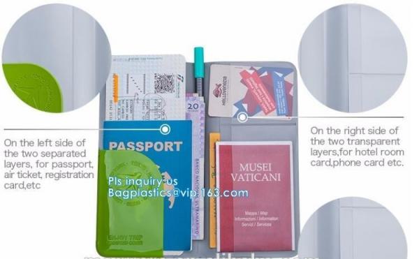 Custom Passport Holder PVC Passport Cover, passport cover PVC leather card holder plastic ticket holder, pack, passport