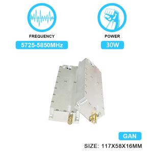 Anti Drone Module 30W 5.8g Drone Jamming Uav Signal Jammer Module With  GAN And Isolation Protector