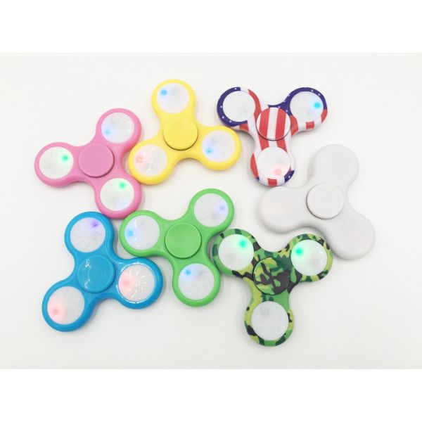 LED Light Colorful hand spinner/ Fidget spinner/ hand Fidget Finger toy QL1101
