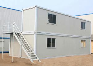 China Two Layers Prefabricated Container House , 40ft Container Home With Insulation Wall Panel on sale