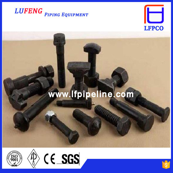 China manufacturer high quality b7 l7 stud bolts with nuts