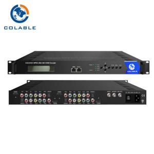 4 CH DVB Mpeg2 Video Encoder , Audio & Vdieo H 264 HDMI AC3 Encoder COL5141H