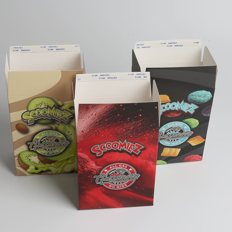 Paper Tuck Top Auto Bottom Box Packaging Custom Shape With Double Side Tape
