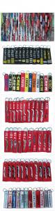 Quality Personalized Promotional Gifts Polyester Woven Ribbon Tape Wrist Lanyard Keychain for sale